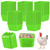 Maxdot 50 Pcs Cage Cups Chicken Feeder Cups 16 oz Hanging Bird Food Water Cups Bunny Cage Feeding Bowl Dish for PET Parrot Rooster Parakeet Gamefowl Poultry Pigeon Wire Cage (Green)