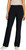 Lands' End Womens Starfish Straight Pants Black Tall Medium