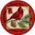 Cardinal Christmas Dessert Plates, 8ct