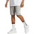 adidas Men's Essentials Big Logo French Terry Shorts, Medium Grey Heather