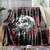 Day of The Dead Sugar Skull Blanket,Halloween Xmas Blankets Carpet Soft Throw Fleece Blankets for Gift Bed Sofa 60"X50" Lightweight Flannel Blanket Bedding