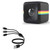 BoxWave Cable Compatible with Polaroid Cube Act II - MultiCharge MicroUSB Cable, Multiple Charging Cable Micro USB Cable - Black