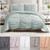 MODERN HEIRLOOM Emily Texture (Light Blue) 3-Piece Comforter Set - Full/Queen