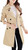 NANJUN Women's Double Breasted Trench Coat Overcoat (khaki 12)