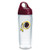 Tervis 1230900 NFL Washington Redskins Primary Logo Tumbler with Emblem and Maroon Lid 24oz Water Bottle, Clear