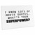3dRose I Know Lots of Movie Quotes, Whats Your Superpower - Desk Pad Place Mats (dpd-237037-1)