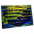 3dRose Blue n Yellow Glitch Cube - Desk Pad Place Mats (dpd-262774-1)