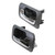 For Honda Accord 1990 1991 1992 1993 Door Handle Driver and Passenger Side | Pair | Rear | Interior Gray Bezel With Chrome Lever | All Submodels | Sedan | Replacement For 72660SM4003ZG, 72620SM4003ZG