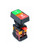 HEPUP 5pcs PPBB-30N ON Off Start Stop Push Button w Light Indicator Momentary Switch Red Green Power (Color : 5pcs)