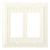 Brainerd 126469 Beadboard Double Decorator Wall Plate / Switch Plate / Cover