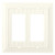 Brainerd 126469 Beadboard Double Decorator Wall Plate / Switch Plate / Cover