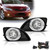 SPIEGEER Fog Lights Assembly for 2010 2011 Toyota Camry Replacement Kit Fog Lamps with Wiring & Switch H11 12V 55W Halogen Bulbs Clear Lens
