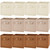 12 Pcs Cube Storage Bin 11'' Collapsible Storage Cubes Foldable Cube Storage Organizer Bins Fabric Bins Storage Basket Fabric Cubby Boxes for Shelf Closet (Beige, Khaki, Brown)