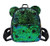 Dazzling Sequin Backpack with Cute Ears Mini Schoolbag Travel Daypack for Women Girls