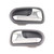 For Mazda 626 1993 94 95 96 1997 Interior Door Handle Driver and Passenger Side | Pair | Front Or Rear | Gray Bezel w/ Chrome Lever | LX/DX/ES | MA1352113, MA1353113 | S54N59330B05, S54N58330B05