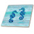 3dRose Seahorses Couple Blue Ink 6 inches Decorative Tiles, Ceramic