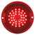 United Pacific 40 LED Tail Light Lens, Red For 1963 Chevy Impala