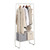 SunnyPoint Freestanding Clothes Garment Rack, Organizer Closet (WHT)