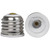 (E26/E27 to E11) - Medium E26/E27 Standard Screw to Mini Candelabra E11 Socket Adapter Converter (3 Pack)