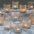 36 Pcs Votive Candle Holders - Clear Glass Tea Lights Candle Holder in Bulk for Table Centerpiece, Tealight Candle Holder for Weddings, Home Decor, Baby Shower, Special Occasions (Clear, 36)
