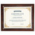 Fine Stationery Walnut Certificate Award Plaque - Slide-In 8.5x11 Certificate or Diploma, Wall Frame