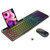Wireless Keyboard and Mouse Combo with Backlit, 2.4G Rechargeable Full Size Ergonomic Light Up Computer Keyboard with Phone Tablet Holder,3-DPI Silent Mouse,Quiet Click, for Windows,Mac,PC,Laptop