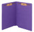 Smead WaterShed/CutLess End Tab Fastener File Folder, Reinforced Straight-Cut Tab, 2 Fasteners, Letter Size, Purple, 50 per Box (25550)
