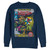 Marvel Classic Sinister6 Comic Mens Pullover Crew Fleece, Navy Blue