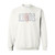UGP Campus Apparel AW1152 - Illinois Fighting Illini Dot Script Crewneck Sweatshirt - Medium - White
