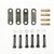 SOUTHWEST WHEEL Pro Single Trailer Axle Shackle Kit for Double Eye Spring