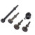 Anndason 5 Pcs Smoothing Pneumatic Air Hammer Pneumatic Chisel Bits Tools Kit