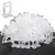 Tile Leveling Clips Small DIY Tiles Leveler Spacers, Tile Leveling System for Stone Installation - 2000-Piece Leveling Spacer System(1/16 Inch)