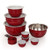 Better Home and Gardens Limited Edition Red Prep & Store Kitchen Set - Measuring cups, spoons, bowls, colander