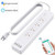 WiFi Smart Power Strip Surge Protector with 4 Smart Plugs and 4 USB Ports and 5.9ft Long Extension Power Cord, Work with Alexa & Google Assistant