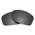 Revant Replacement Lenses Compatible With Oakley Valve, Polarized, Black Chrome MirrorShield