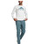 Nike Dri-FIT Men's Long-Sleeve Trail Running Crew (US, Alpha, Medium, Regular, Regular, Grey/Teal/Black)