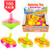 PROLOSO 100 Pcs Light Up Spinning Tops LED Flashing Spinners with Gyroscope