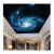 TOKMOCO Custom 3D Ceiling Wallpaper Mural Sky Blue Dream Mural On The Ceiling 3D Room Wallpaper
