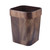 LIFKOME Rustic Trash Can Waste Basket Rustic Farmhouse Style Wastebasket Bin Garbage Can for Bathroom Office Bedroom Living Room Coffee