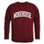 Morehouse College Maroon Tigers Arch Crewneck Pullover Sweatshirt Sweater Maroon X-Large