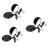 VICASKY 3pcs Pair Rear View Mirrors for Motorcycles Custom Motorcycle Mirrors Rearview Mirrors Motorcycle Handlebar Side Mirror Bar End Mirrors 22mm Side Mirrors Reversing Handlebar Mirror