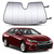 Pigenius Windshield Sun Shade for 2015 2016 2017 Toyota Camry, Custom Fit Front Window Shade - Premium Folding Sunshade