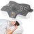 Elviros Memory Foam Cervical Pillow, Ergonomic Contour Pillow for Neck and Shoulder Pain Relief, Orthopedic Sleeping Bed Pillows for Side Sleepers, Back and Stomach Sleepers (Dark Grey & Soft)