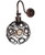 European wall light Rust Color Wall Light Wall Sconce Lamp Edison Iron Lamp E27 Holder Aisle Lights Corridor Nordic Lamp Bedside Reading Light for Living Room Bedrooms Indoor Bedside Decoration( Bulb