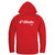 W Republic Valdosta State University Blazers Script Hoodie Sweatshirts - Red, Large