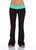 Beyond Yoga Supplex Two Tone Pant, Black/Mint, Small