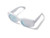Spy Optic Hangout, Rounded Rectangular Sunglasses, Color and Contrast Enhancing Lenses, Matte White - Bronze Platinum Spectra Mirror Lenses