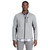 IZOD Men's Advantage Performance Full Zip Fleece Jacket, Light Grey Heather, Medium