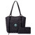 Montana West Western Tote Bag for Women Shoulder Handbag Tooling Tribal Mandala Pattern Purse with Wallet Set Black MWC-144W-BK