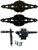 Wood Fence Hardware - Single Gate Kit (Wood Gate Hinges and Latch)